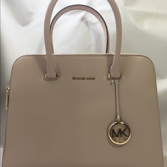 Michael Kors Handbags - Michael Kors Houston Double Zip Leather Satchel.